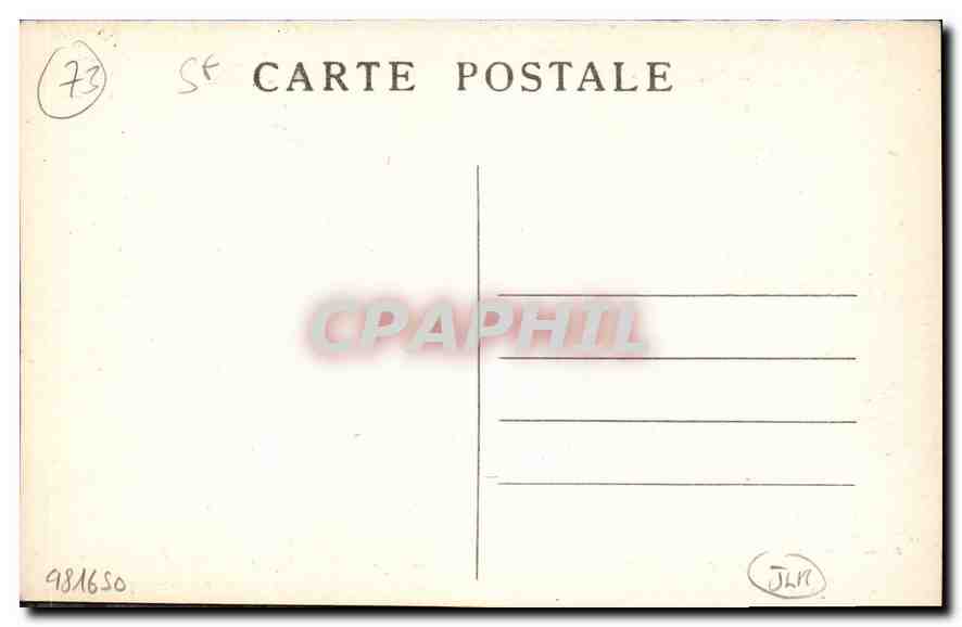 CPA Chambery Savoie Eglise de Lemenc Le Baptistere de la Crypte  — Rückseite