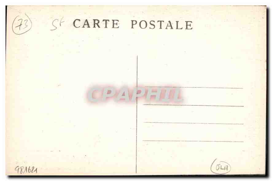 CPA Chambery Savoie Le Choeur de la Crypte de Lemenc  — Rückseite