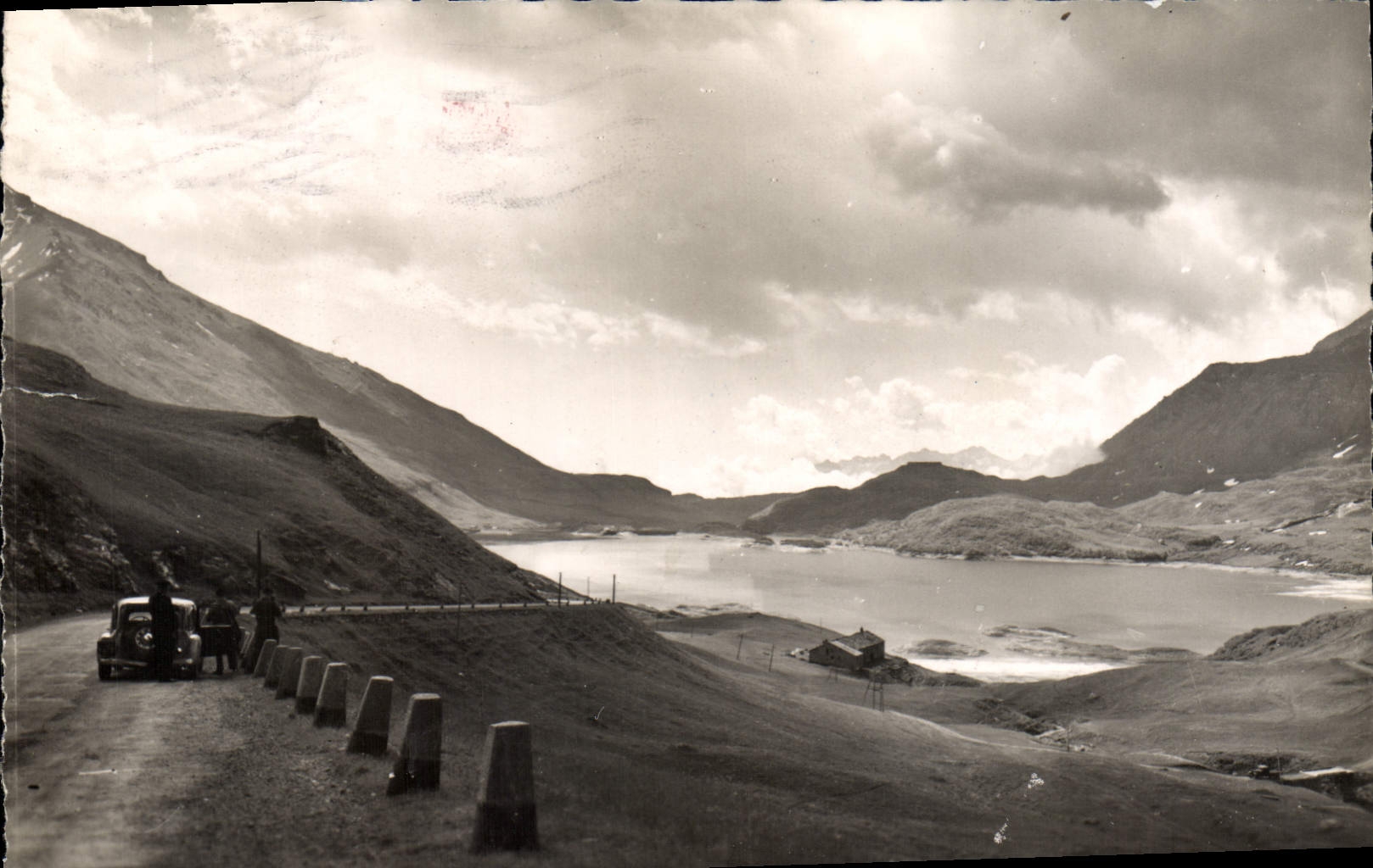 CPA Col du Mont Cenis Le Lac 
