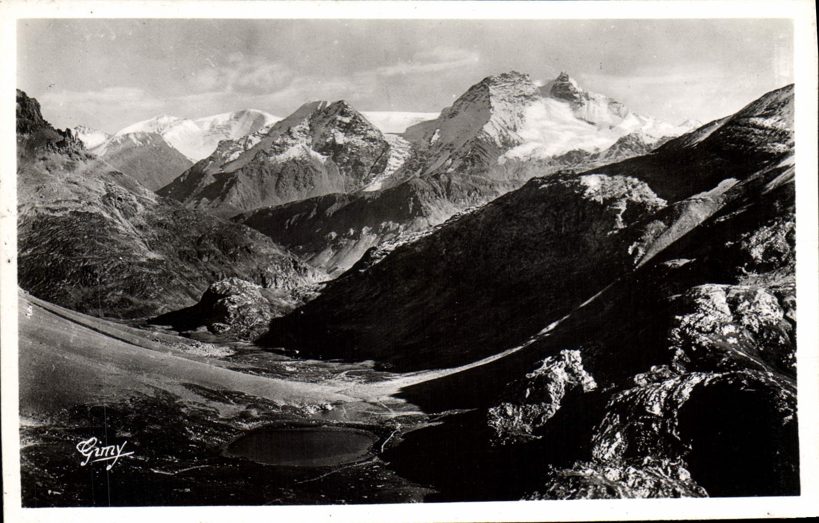 CPA Les Alpes de Savoie Le Lac Rond et la Col de la Vanoise 