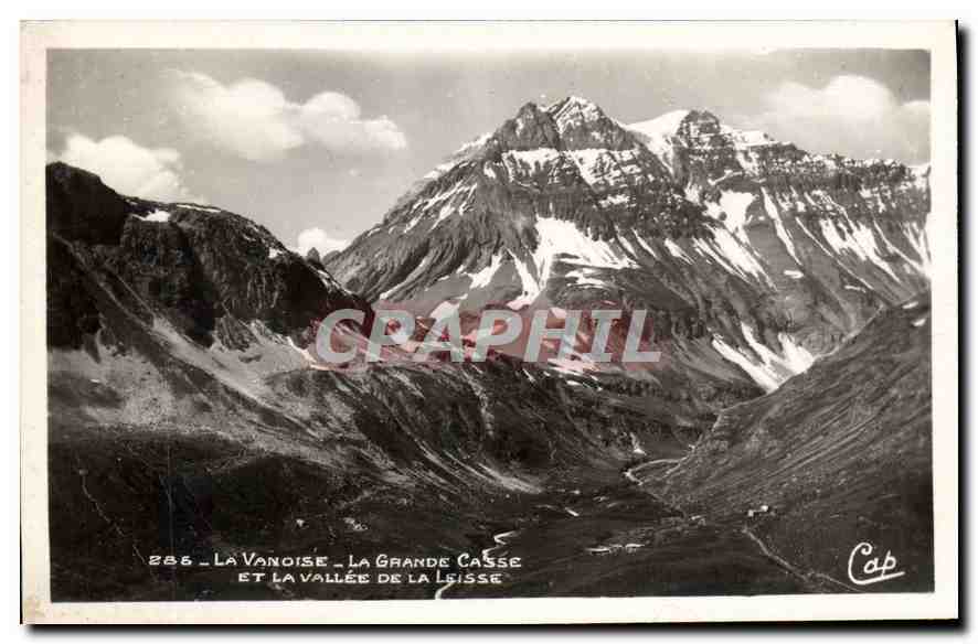 CPA La Vanoise La Grande Casse et la Vallee de la Leisse 