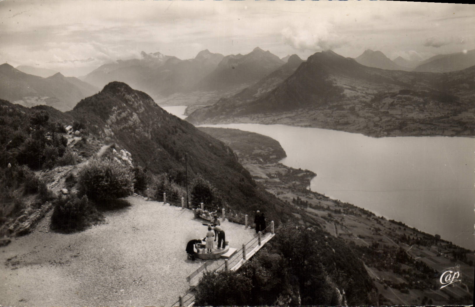 CPA Lac d'Annecy La Plate forme du Mont Veyrier 