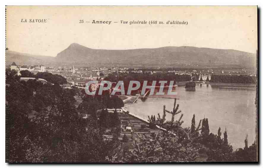 Annecy — Vue générale (448 m. d'altitude) — La Savoie, n°35