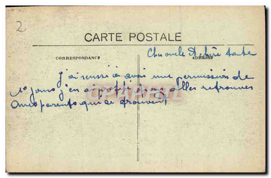 Favergeres — Entrée de la Forge de Vulcain — A.B.E.M. 702 — Rückseite
