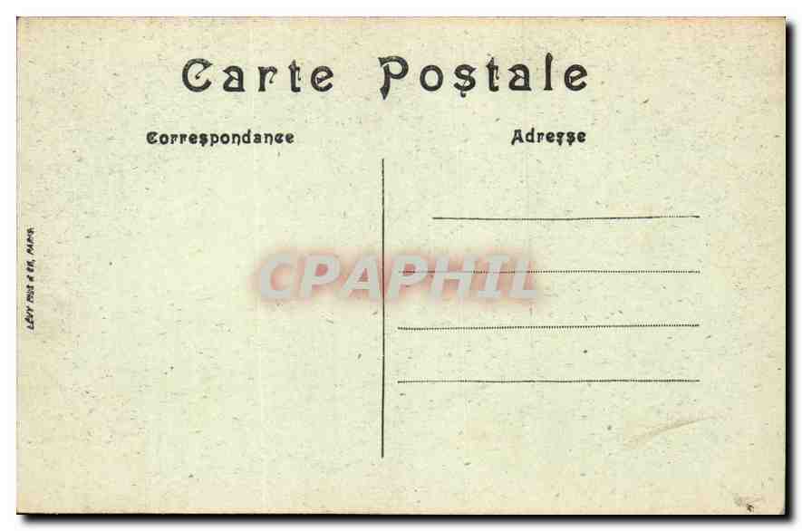 Versailles — Le Bassin de Latone, le Tapis vert et la Canal — LL, n° 107 — Verso