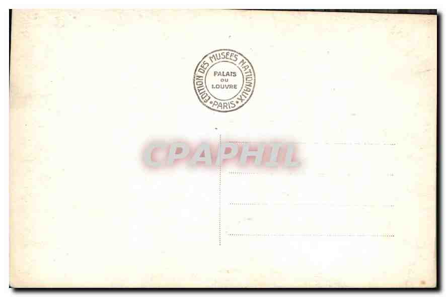 CPA Palais de Versailles Grand Trianon Chambre de Louis Philippe  — Verso