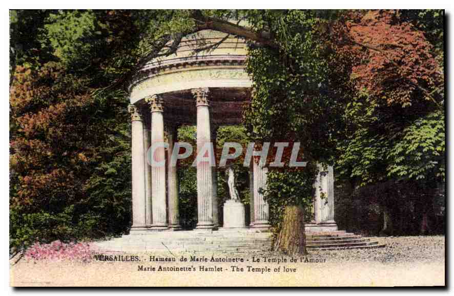 CPA Versailles Hameau de Marie Antoinette Le Temple de l'Amour 