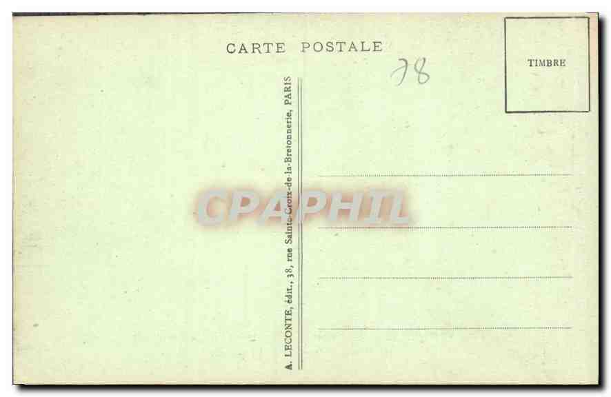 CPA Versailles Le Palais Salon de l'Oeil de Boeuf  — Verso