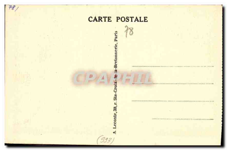 CPA Versailles Le Palais du Petit Trianon  — Verso