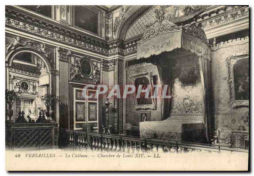 CPA Versailles Le Chateau Chambre de Louis XIV 