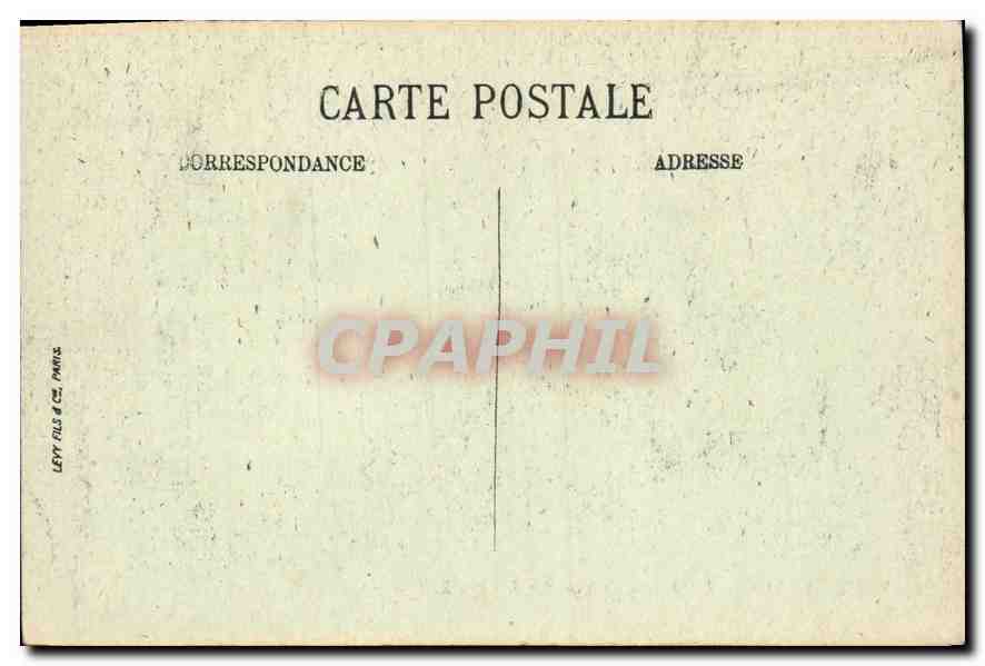 CPA Versailles Le Chateau Chambre de Louis XIV  — Rückseite