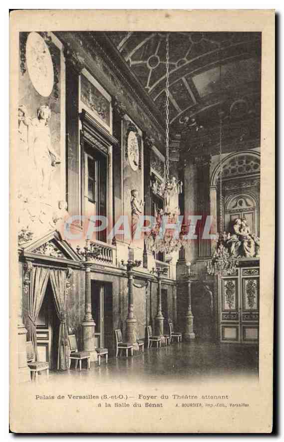 CPA Palais de Versailles Foyer du Theatre attenant a la Salle du Senat 