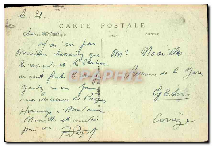 CPA Versailles  — Verso