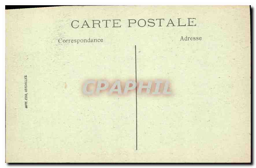 CPA Parc de Versailles Le Bosquet de la Colonnade  — Verso