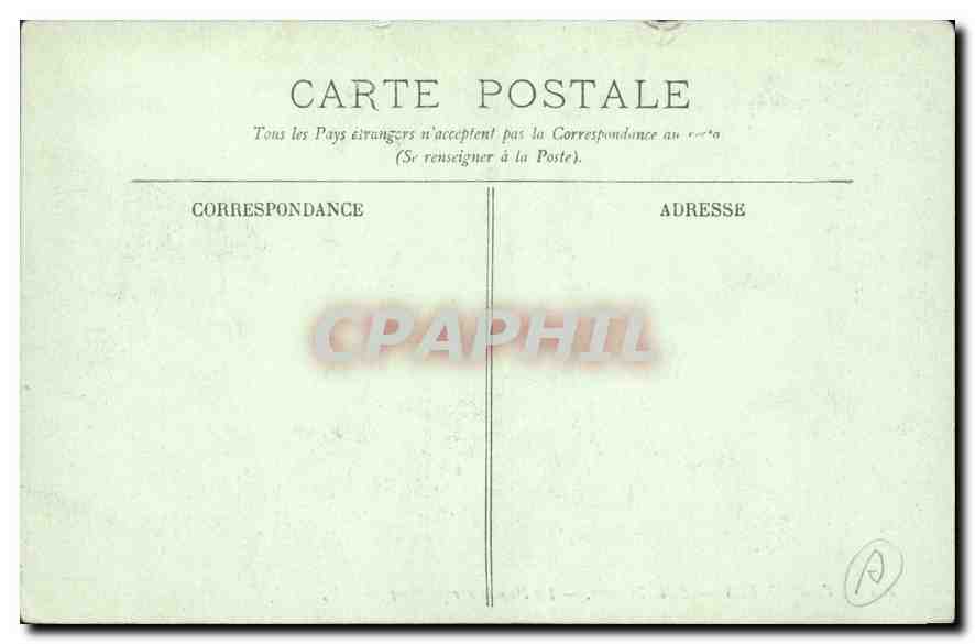 CPA Versailles Petit Trianon La Facade sur le Parc  — Verso