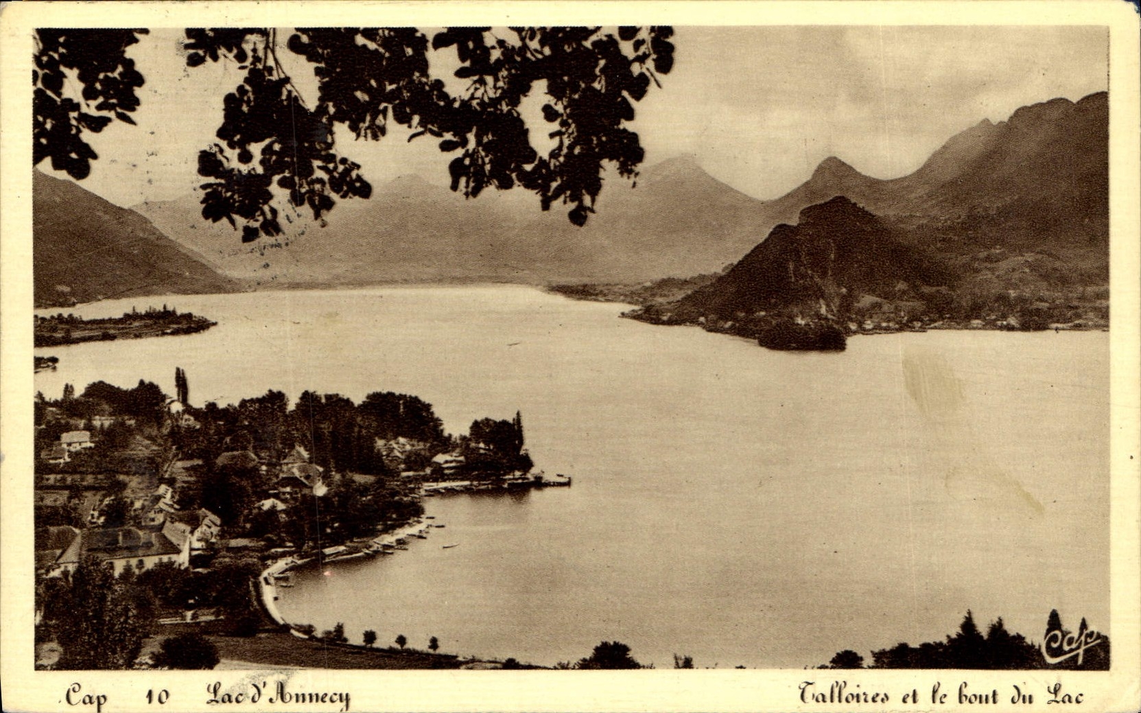 CPA Lac d'Annecy Talloires et le bout du Lac 