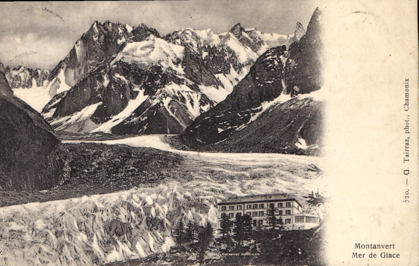 Montanvert — Mer de Glace — G. Tairraz, phot. Chamonix