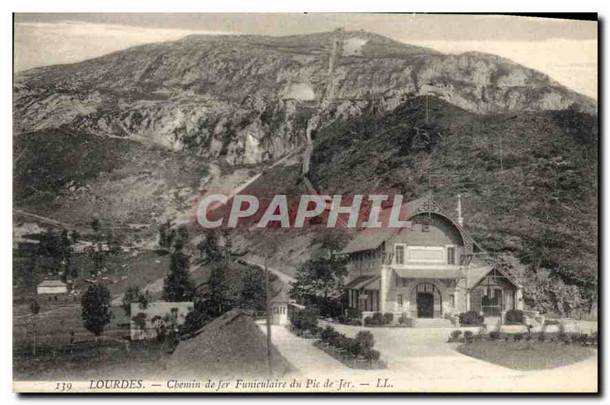 CPA Lourdes Chemin de fer Funiculaire du Pic de Jer 