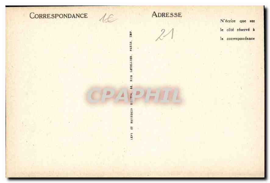 CPA Dijon Abside de la Cathedrale Saint Benigne  — Rückseite