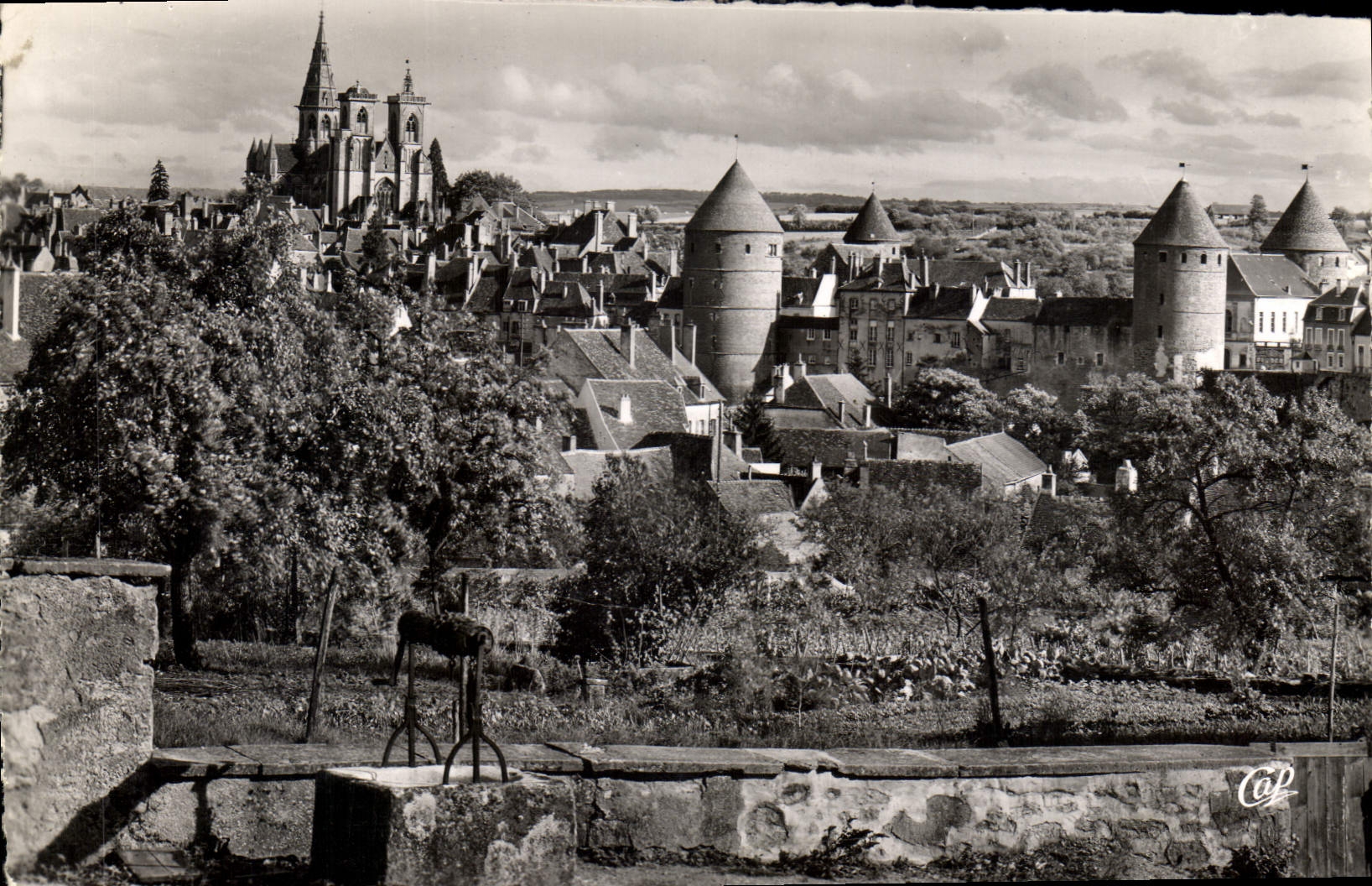 CPA Semur en Auxois Vue generale 