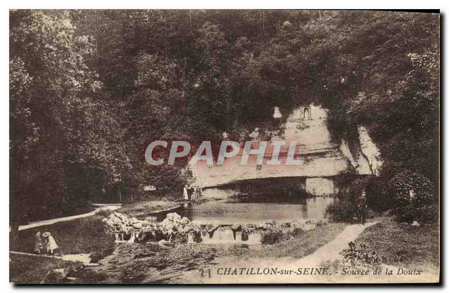 CPA Chatillon sur Seine Source de la Douix 