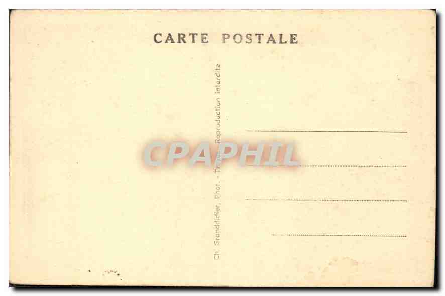 CPA Chatillon sur Seine Cote d'Or Avenue de la Gare  — Rückseite