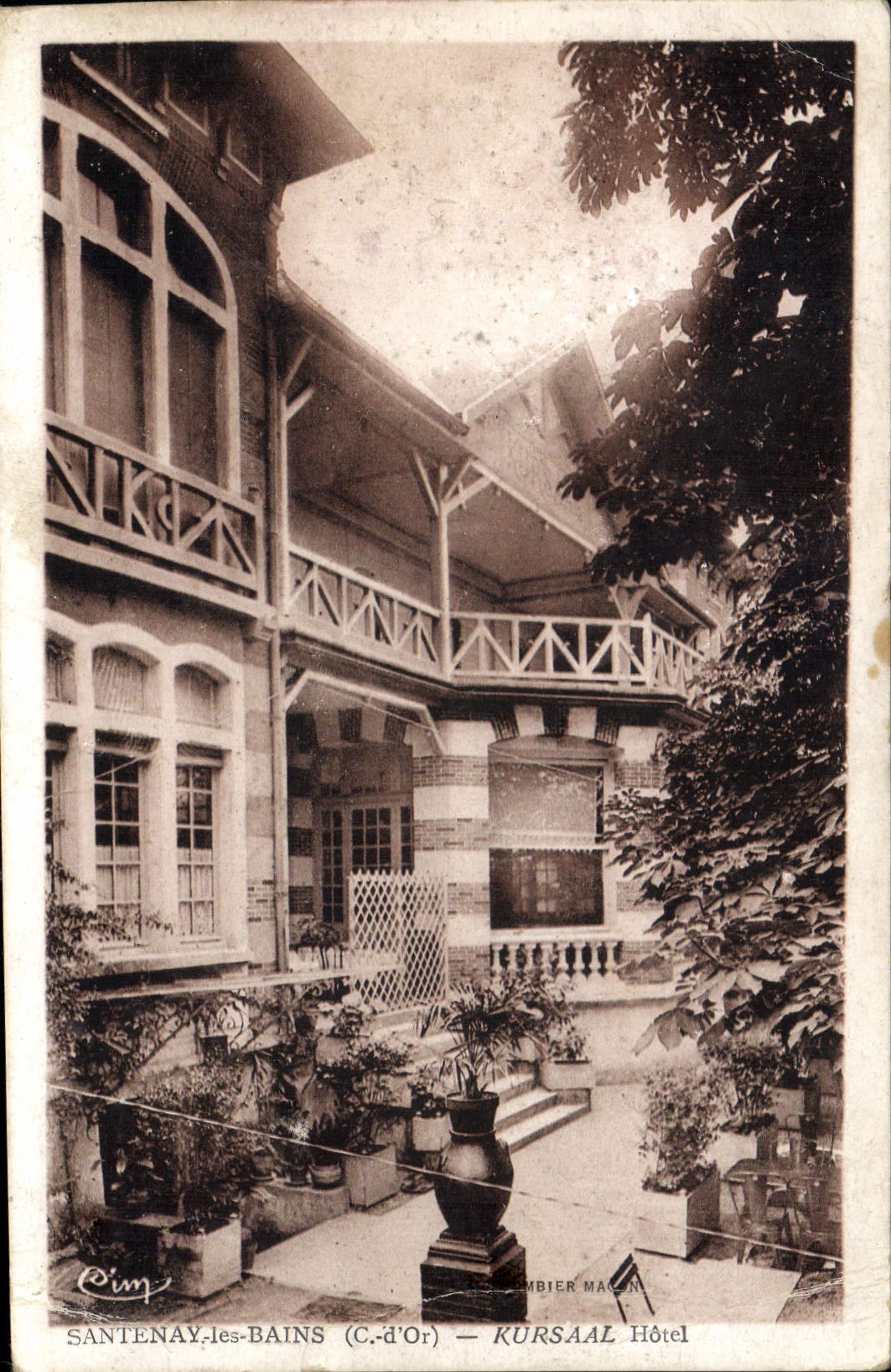 CPA Santenay les Bains C d Or Kursaal Hotel 