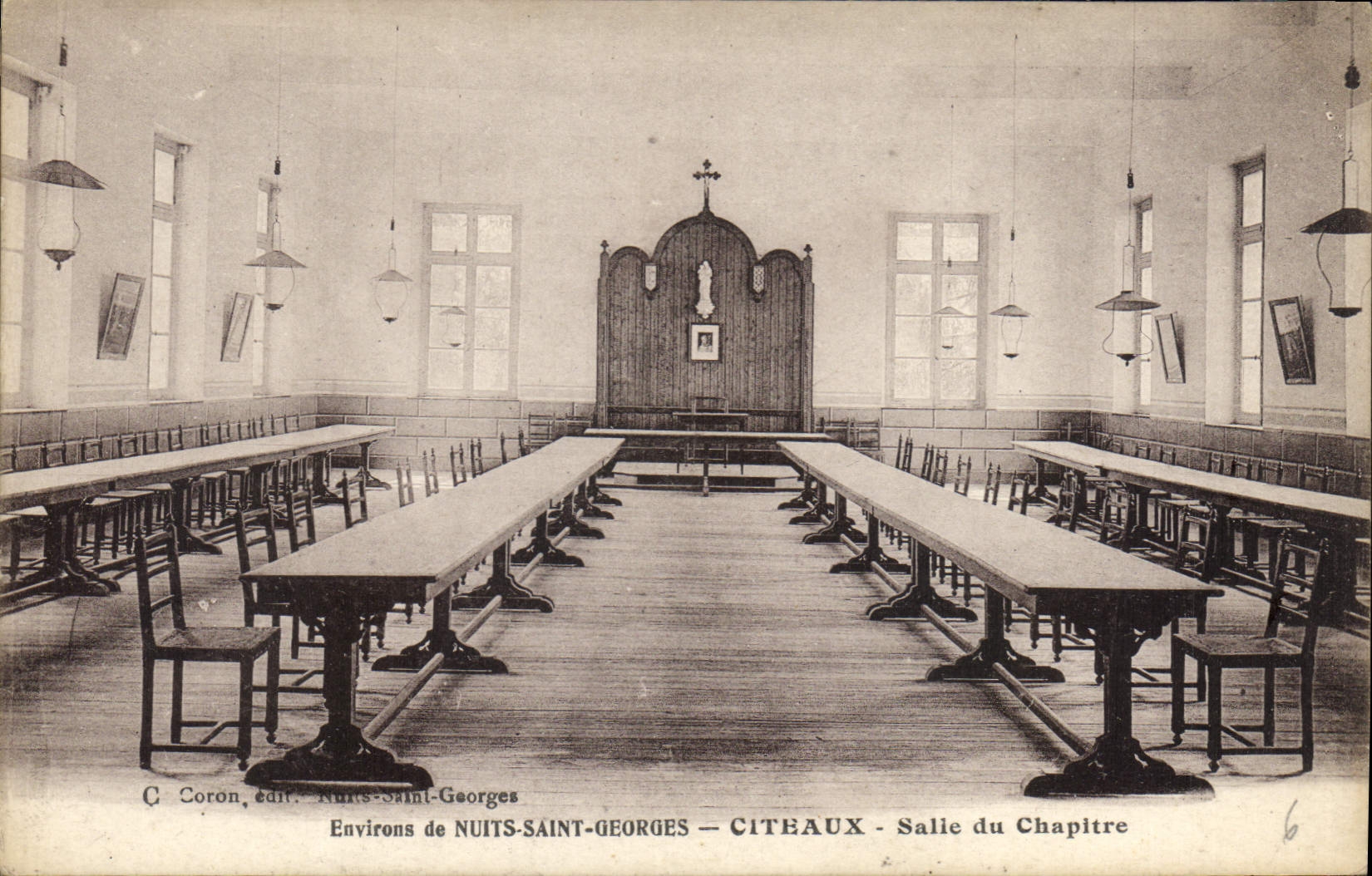 CPA Environs de Nuits Saint Georges Citeaux Salle du Chapitre 
