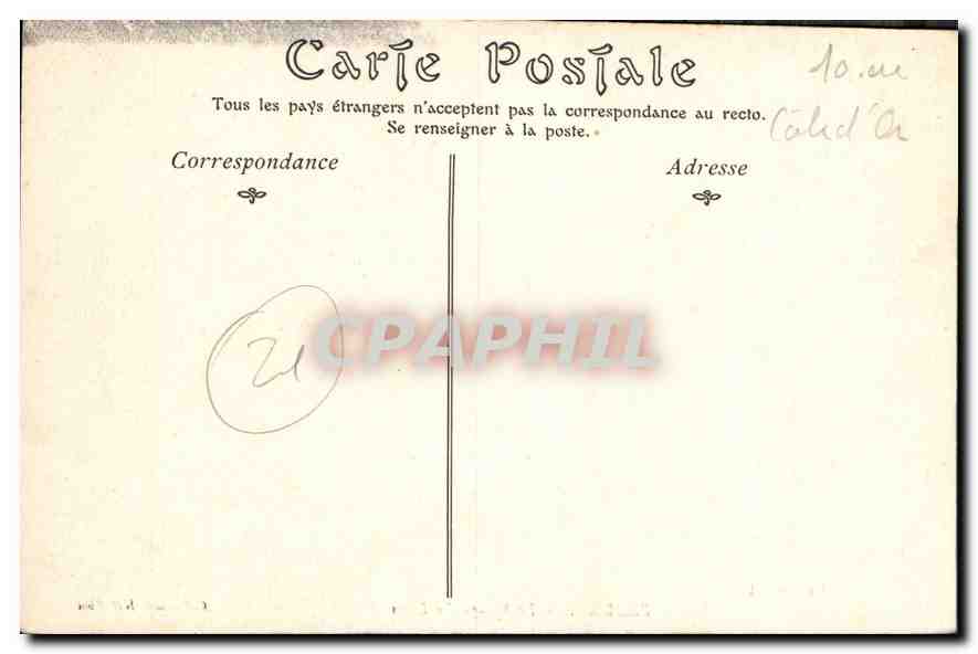 CPA Beaune Le Savoie des Lions  — Verso