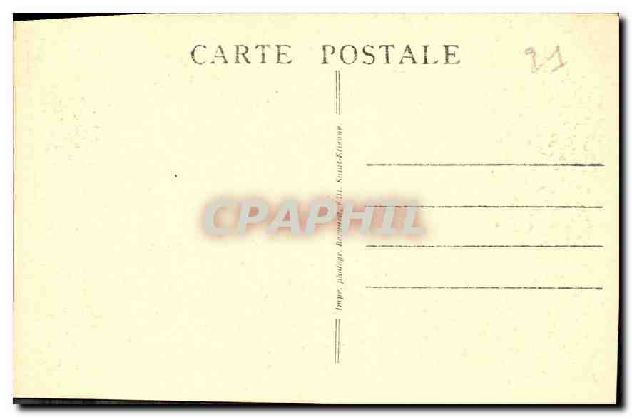 CPA Abbaye de Citeaux Cote d'Or Le Monastere  — Rückseite