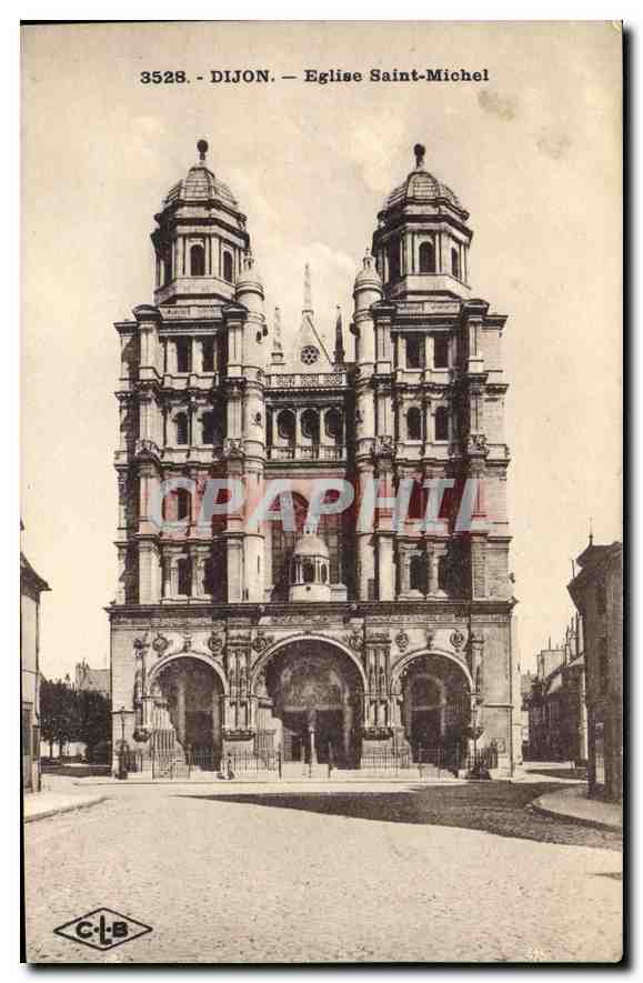 CPA Dijon Eglise Saint Michel 