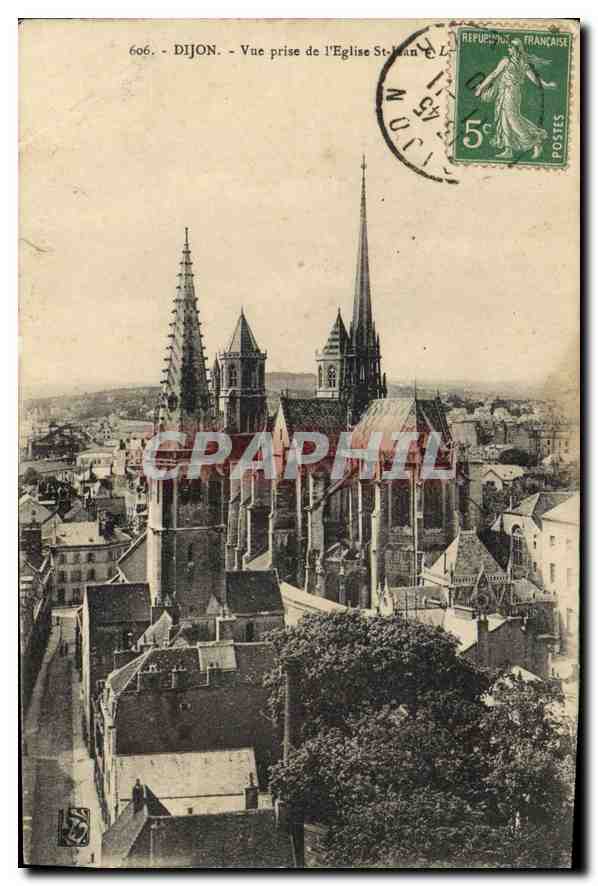 CPA Dijon Vue prise de l'Eglise St Jean 