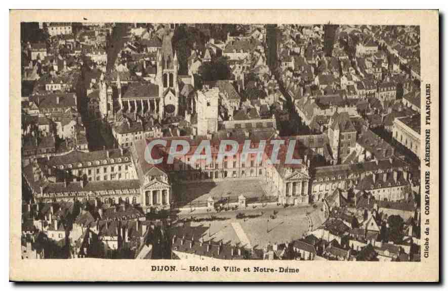 CPA Dijon Hotel de Ville et Notre Dame 