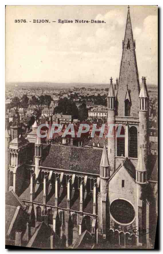 CPA Dijon Eglise Notre Dame 