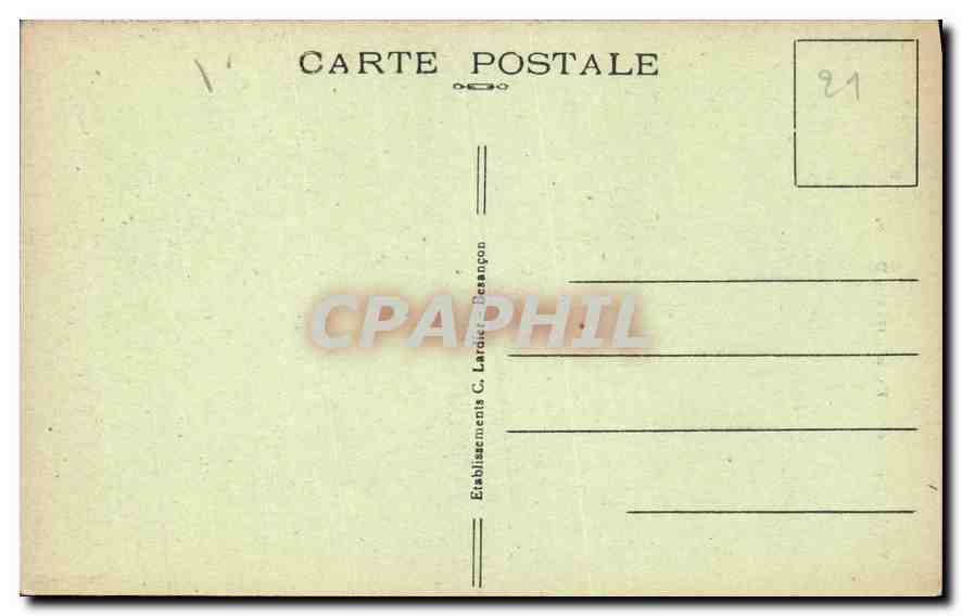 CPA Dijon Eglise Notre Dame  — Rückseite