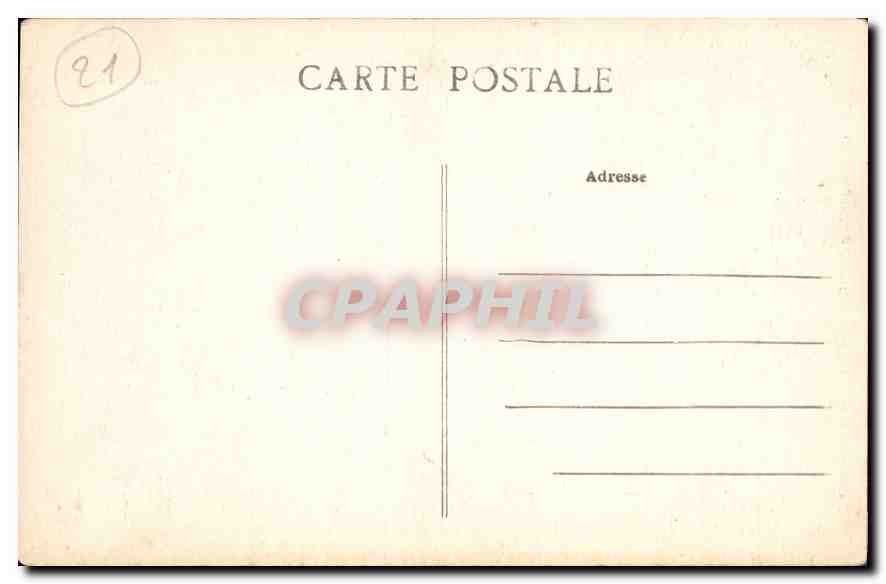 CPA Chatillon sur Seine Cote d'Or Tour de Gissey  — Rückseite