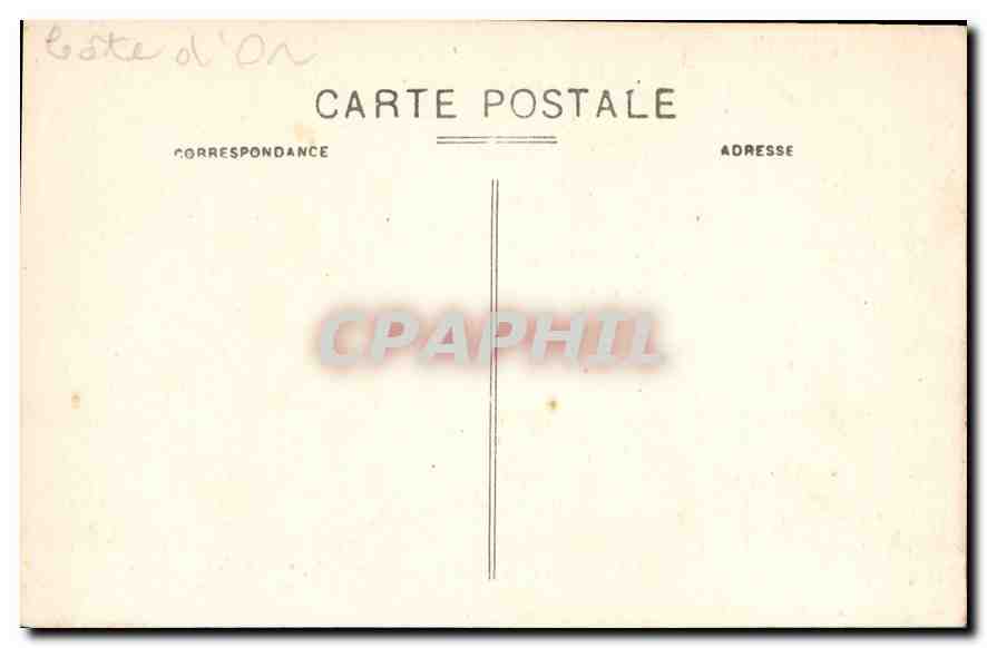 Vue de la ville de Saulieu — sur le chemin de Morveau — éditeur Duciel, Saulieu — Rückseite
