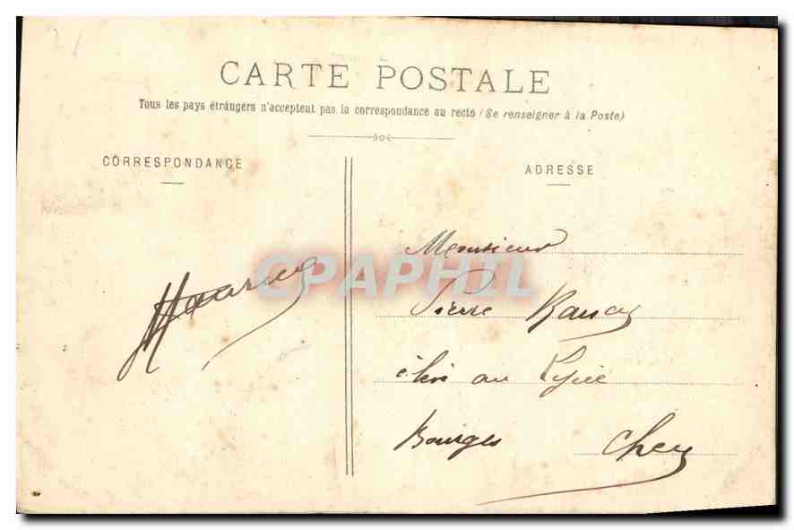 CPA Dijon Tombeau de Jean sans Peur  — Rückseite