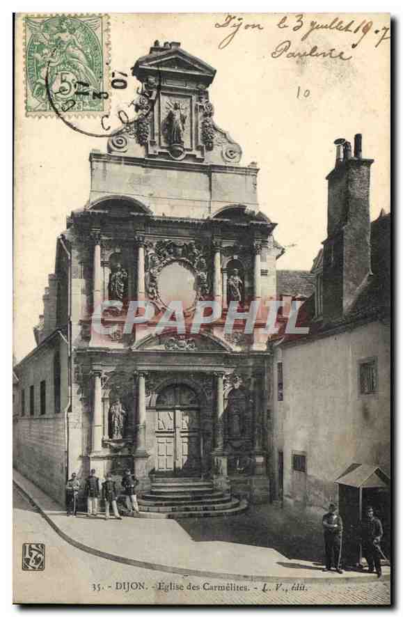 CPA Dijon Eglise des Carmelites 
