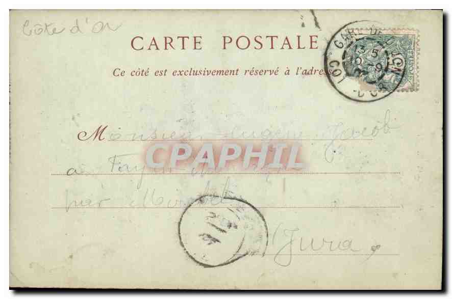CPA Dijon L'Eglise des Carmelites  — Rückseite