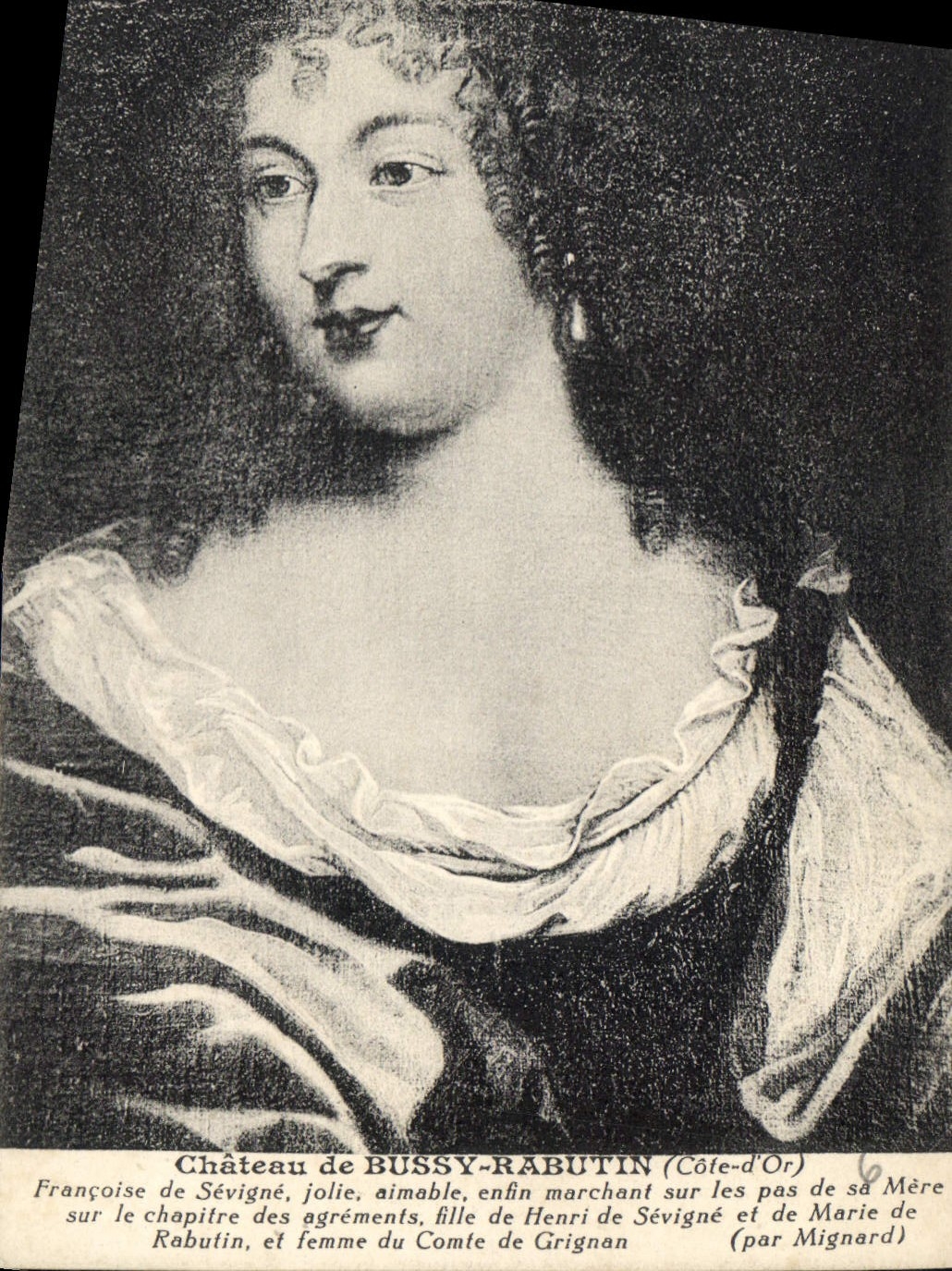 Françoise de Sévigné — Portrait — par Mignard