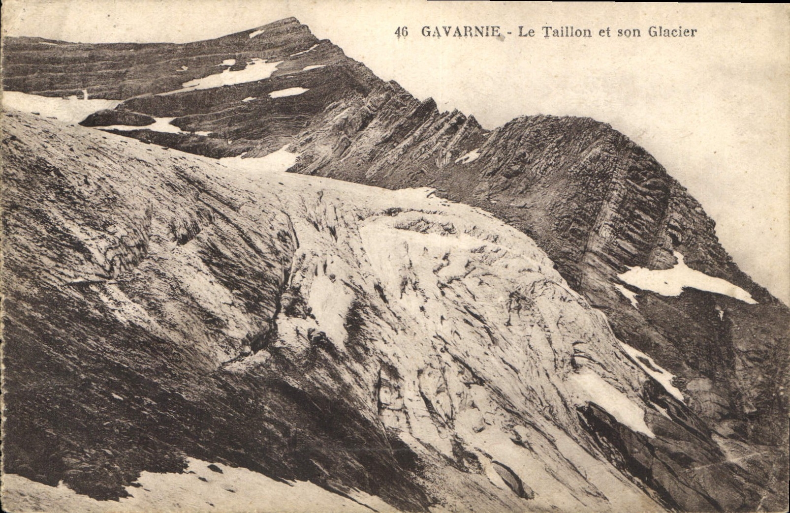 CPA Gavarnie Le Taillon et son Glacier 