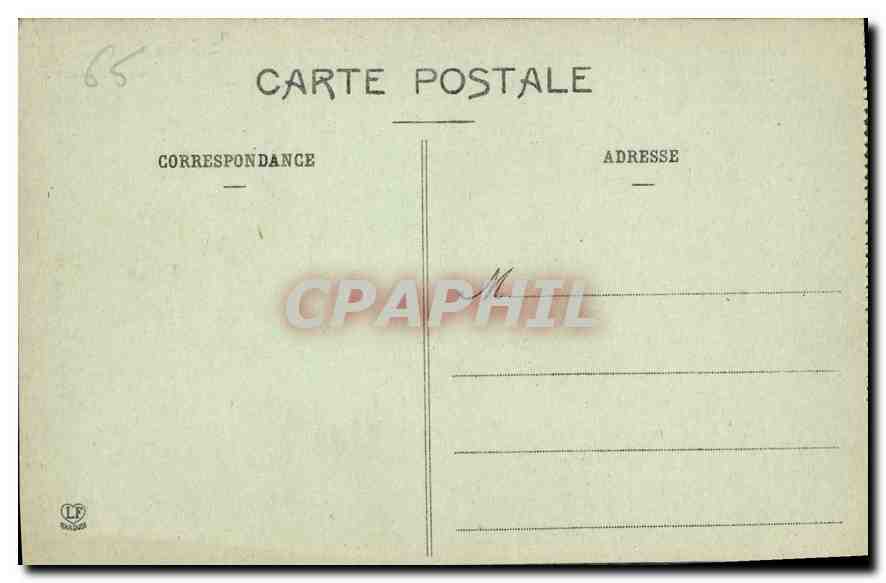 CPA Lourdes Vue sur la Ville du Sommet du Calvaire  — Verso