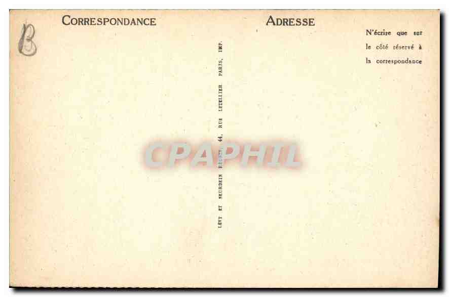 CPA Lourdes Chemin de Fer Funiculaire du Pic du Jer  — Verso