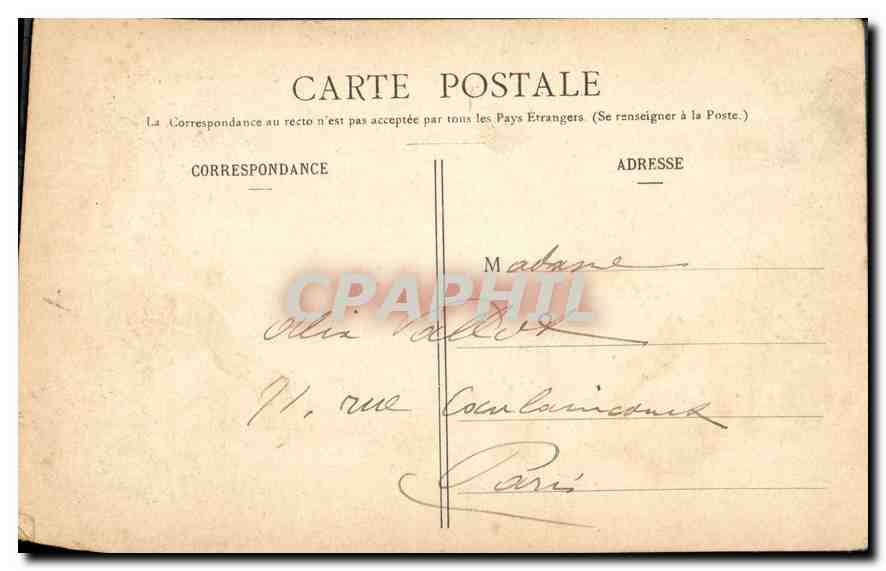 CPA Lourdes Vue Generale  — Verso