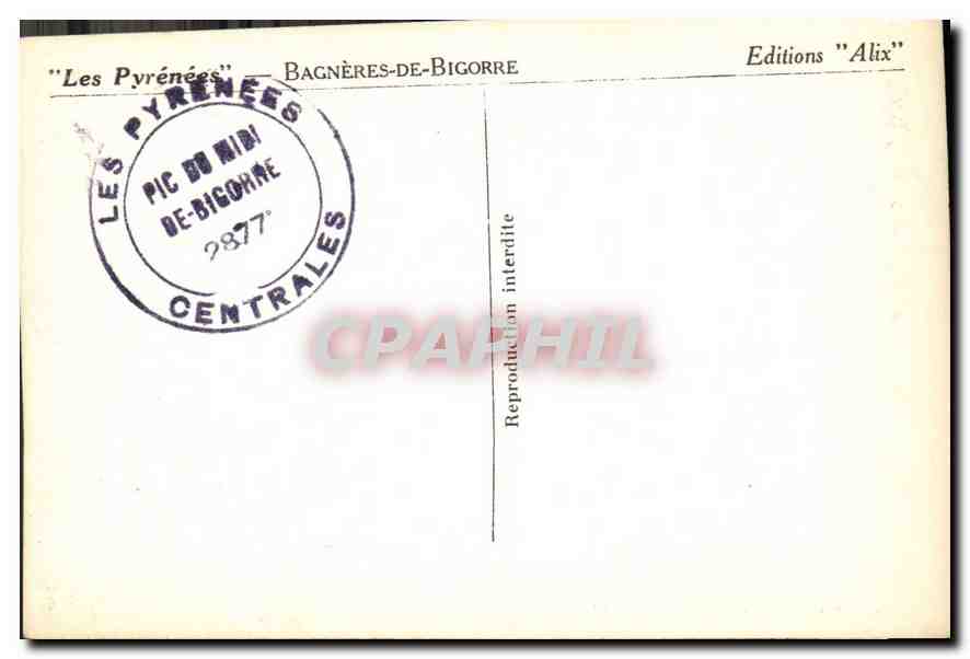 Cascade du Garet — Bagnères-de-Bigorre — Éditions 'Alix' — Reverso