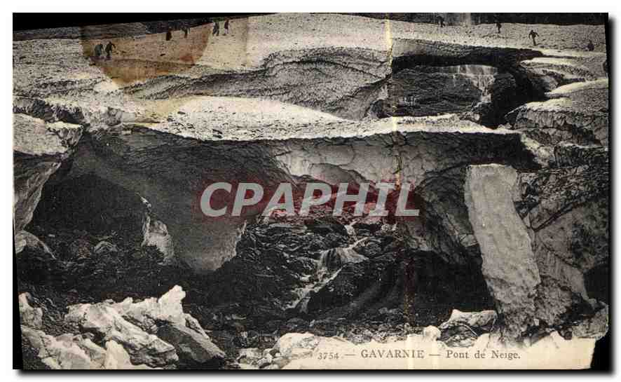 CPA Gavarnie Pont de Neige 