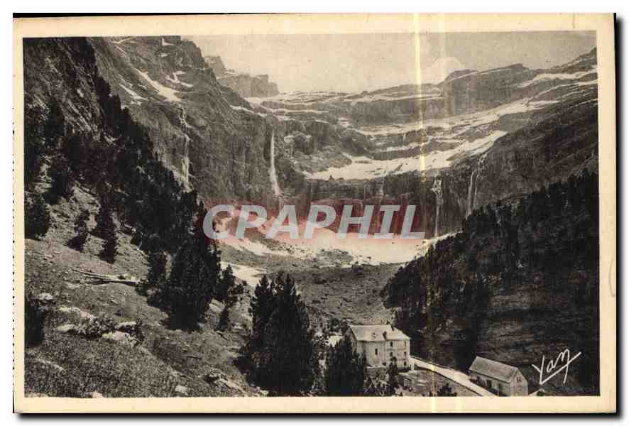 CPA Gavarnie Le Cirque et l'Hotel 