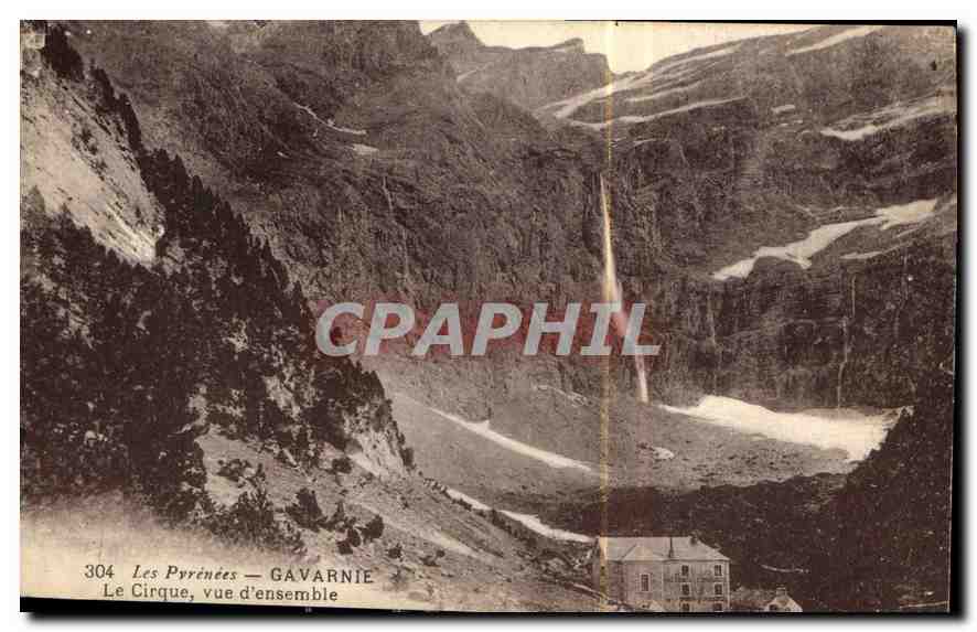 CPA Gavarnie Le Cirque vue d'ensemble 