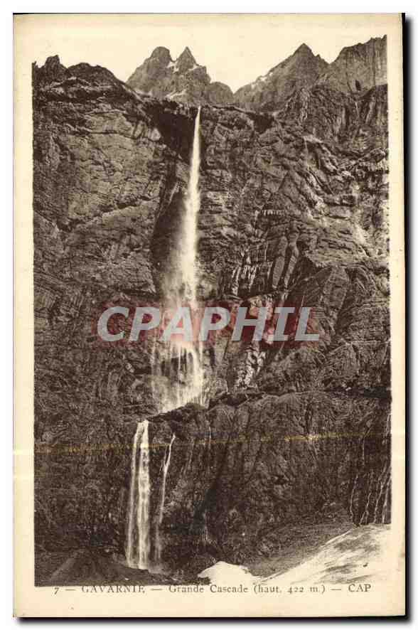 CPA Gavarnie Grande Cascade 